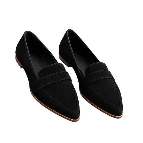 Mocasines de cuero para mujer con plantilla ortopédica