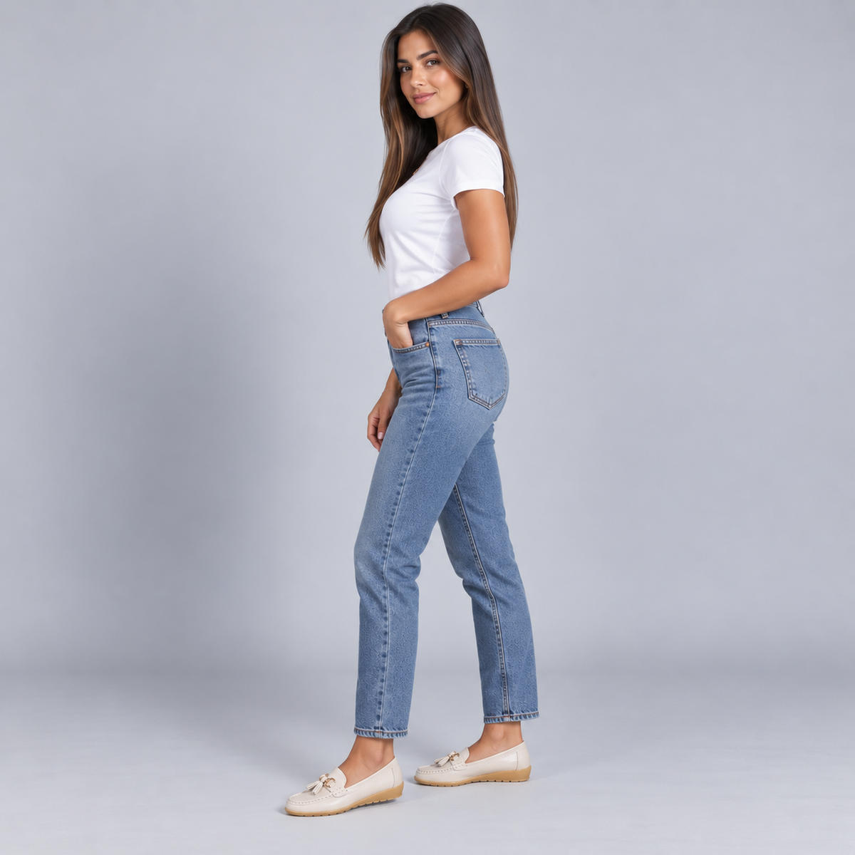 Mocasines ortopédicos de cuero para mujer | Sin cordones, plantilla acolchada | Soporte ergonómico, tacón bajo | Zapatos de oficina | Zapatos para uso diario