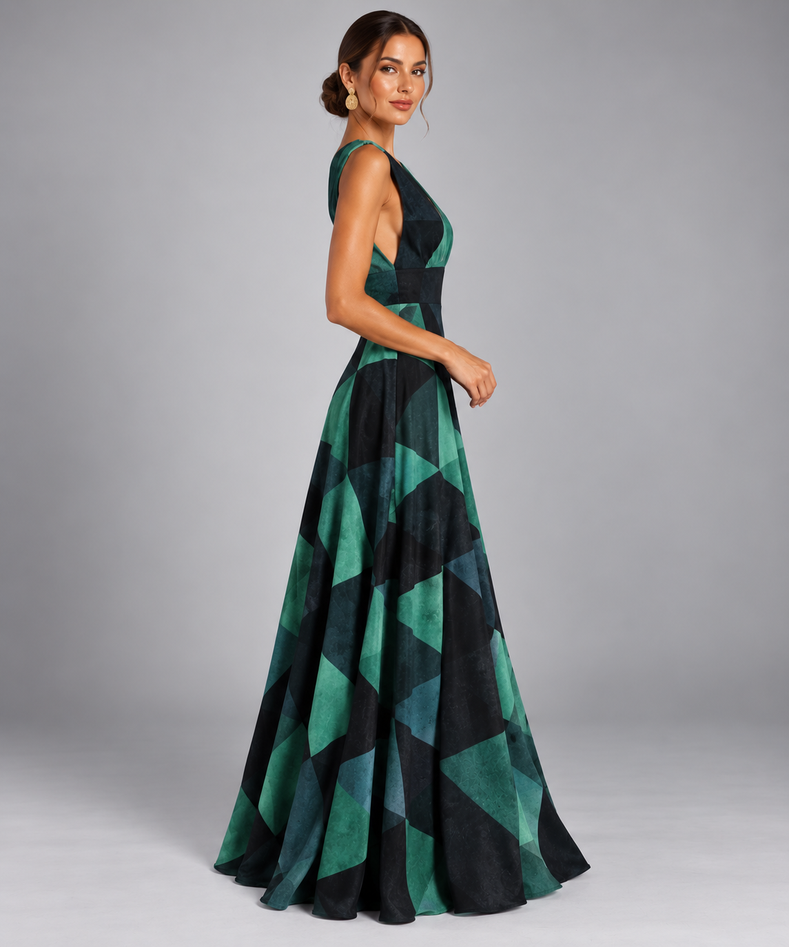 Vestido de Verano Estampado y Versátil | Silueta Favorecedora | Estilo Fresco para Paseos, Vacaciones y Eventos de Verano