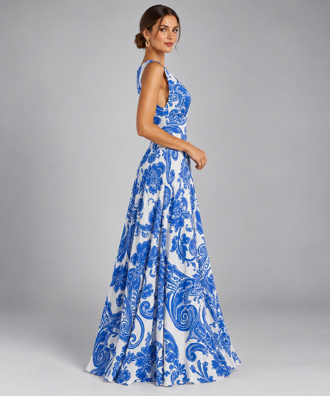 Vestido de Verano Estampado y Versátil | Silueta Favorecedora | Estilo Fresco para Paseos, Vacaciones y Eventos de Verano