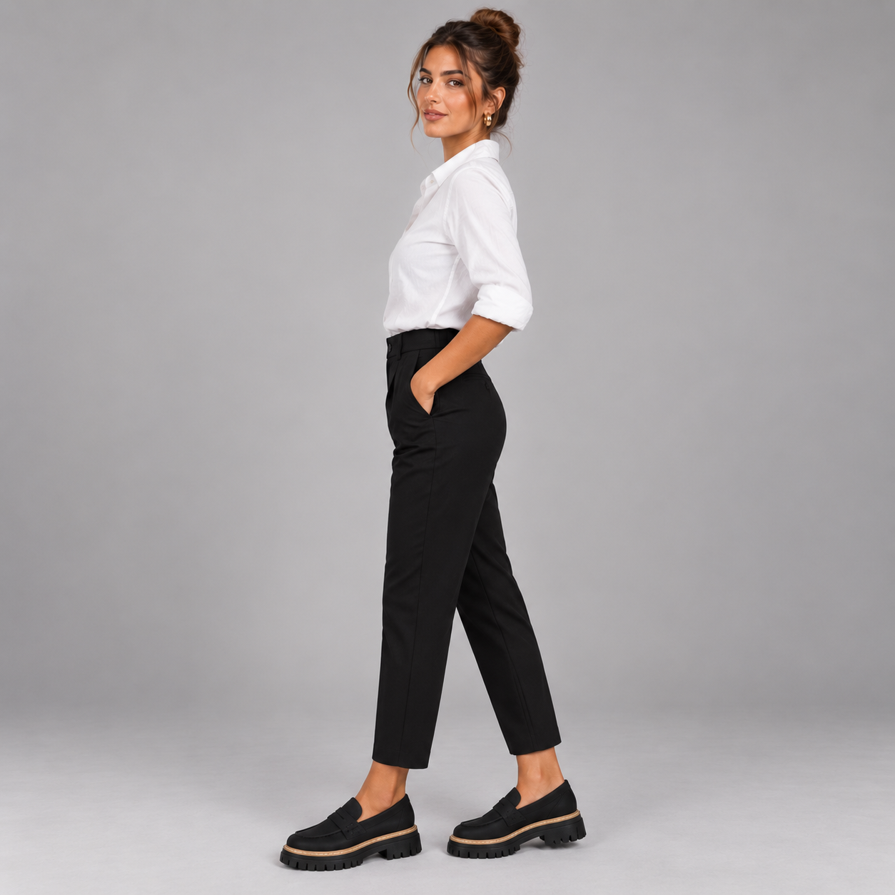 Mocasines Ortopédicos para Mujer con Espacio Amplio | Suela Ergonómica y Amortiguación | Comodidad para Caminar a Diario