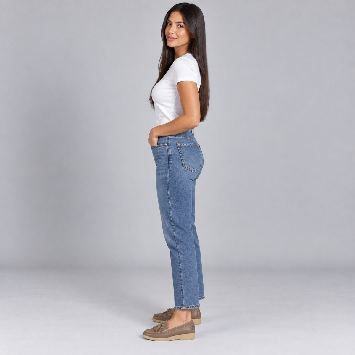 Mocasines ortopédicos de cuero para mujer | Sin cordones, plantilla acolchada | Soporte ergonómico, tacón bajo | Zapatos de oficina | Zapatos para uso diario