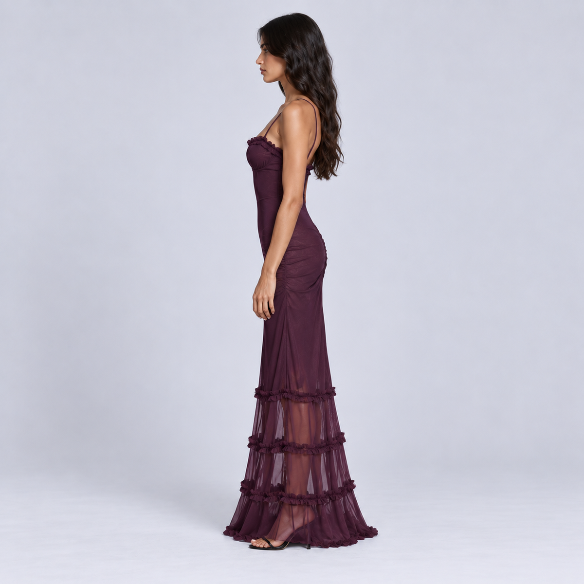 Long Dress for Women with Torso Slit