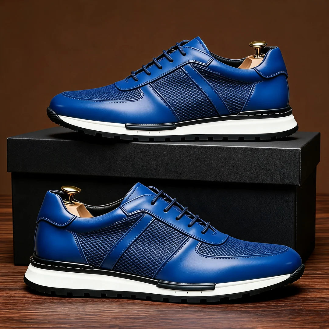 Zapatillas unisex con cordones y inserciones de malla