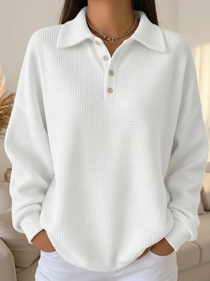 Jersey polo de mujer con cuello polo clásico