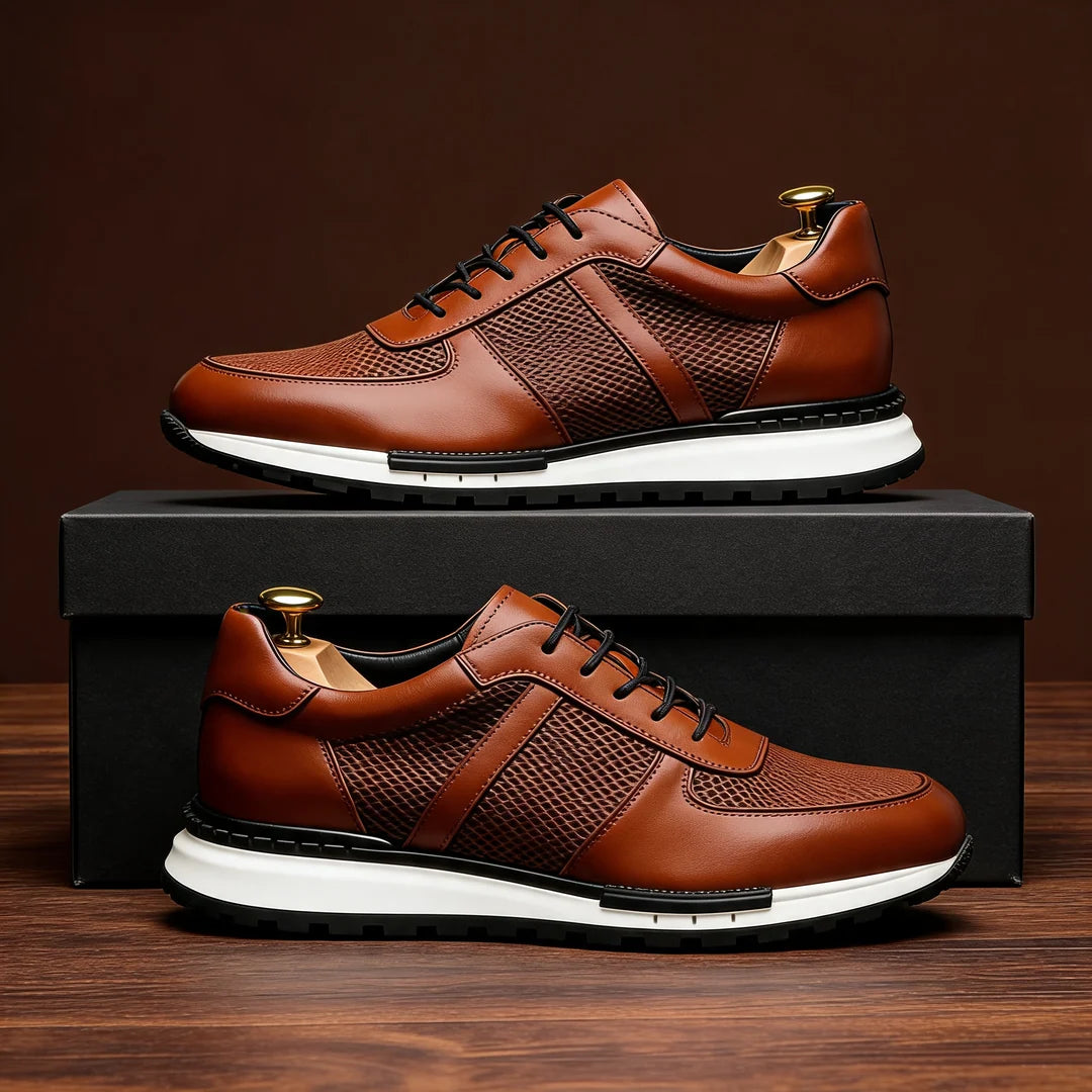 Zapatillas unisex con cordones y inserciones de malla