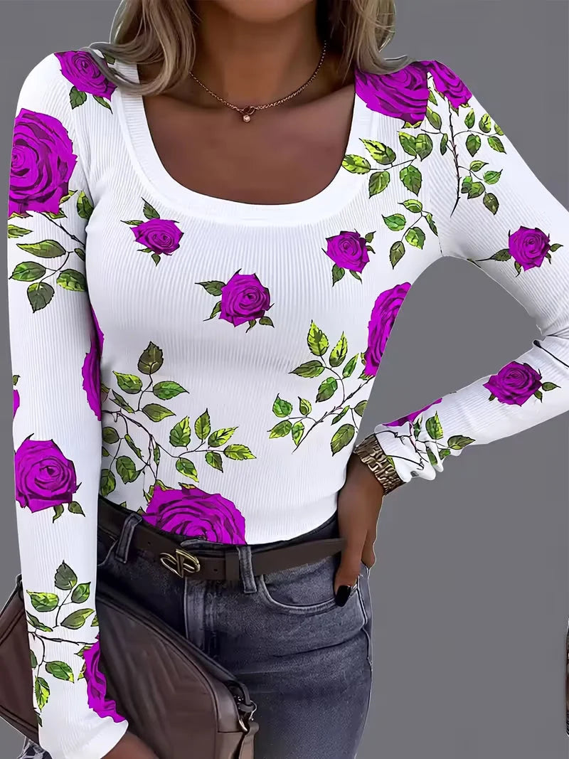 Top de mujer con escote cuadrado