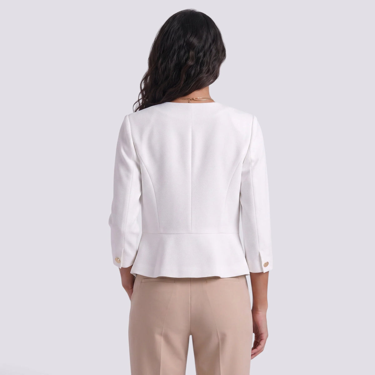 Chaqueta corta bomber para mujer con aberturas laterales