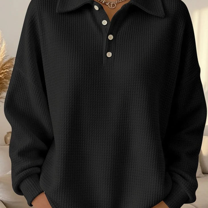 Jersey polo de mujer con cuello polo clásico