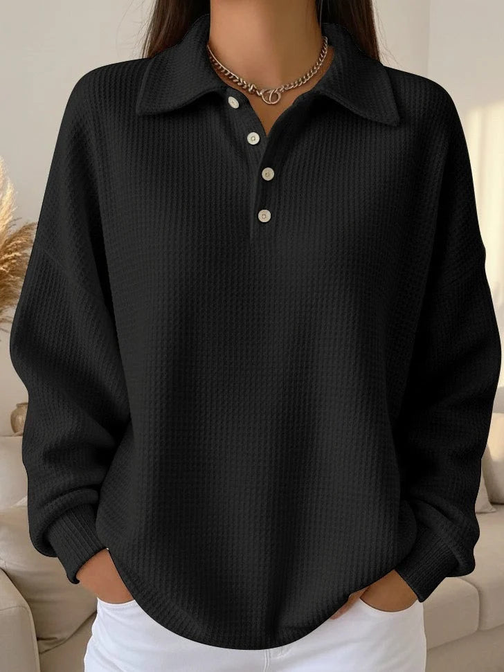 Jersey polo de mujer con cuello polo clásico