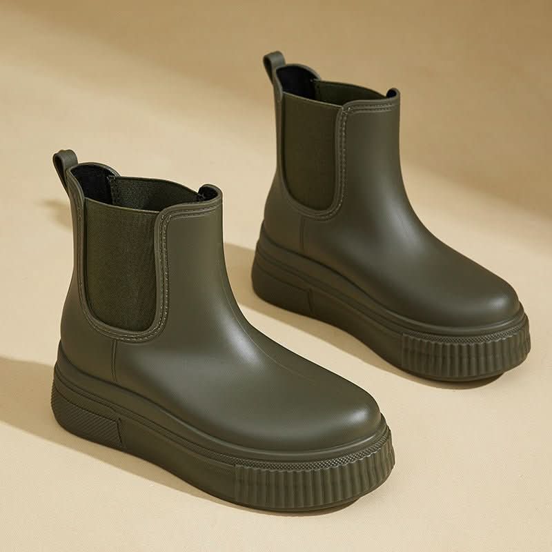Botas Chelsea de Plataforma para Mujer con Inserciones Laterales Elásticas