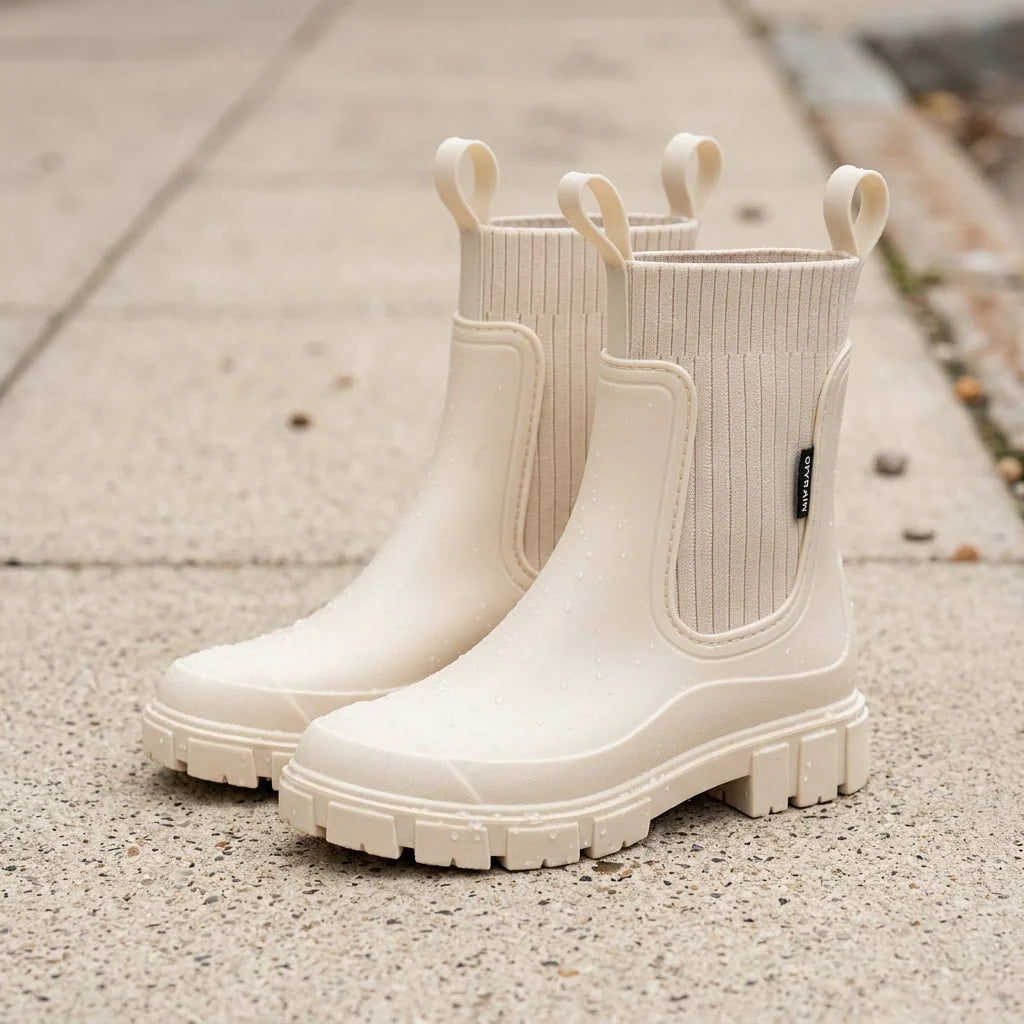 Botines Chelsea para mujer con paneles laterales elásticos
