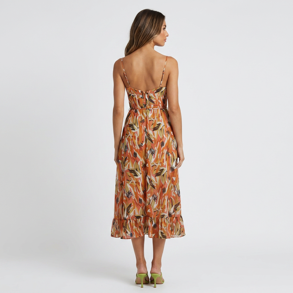 Jenny | Vestido de verano midi alegre y elegante