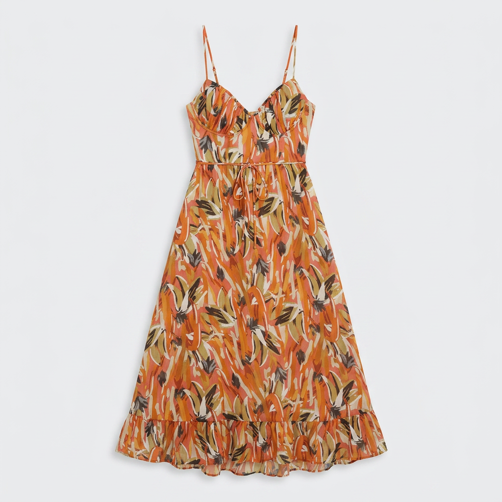 Jenny | Vestido de verano midi alegre y elegante